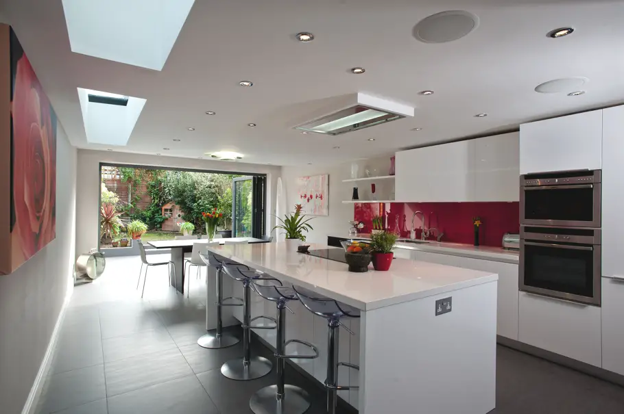 this beautiful contemporary kitchen extension project in London