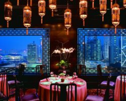 The exclusive Mandarin Oriental hotel, Hong Kong