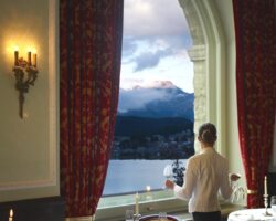 The Luxury Carlton Hotel, St. Moritz, Switzerland