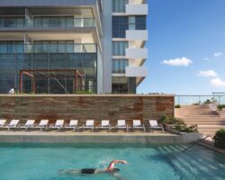 Intimate, luxurious and sleek interior design at the Secrets, The Vine Hotel, Mexico