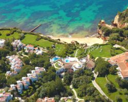 Cliff top views at Vila Vita Parc, Algarve, Portugal