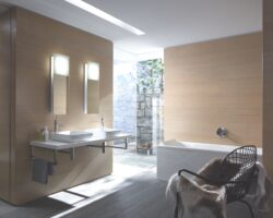 In the bathroom with designer Philippe Starck
