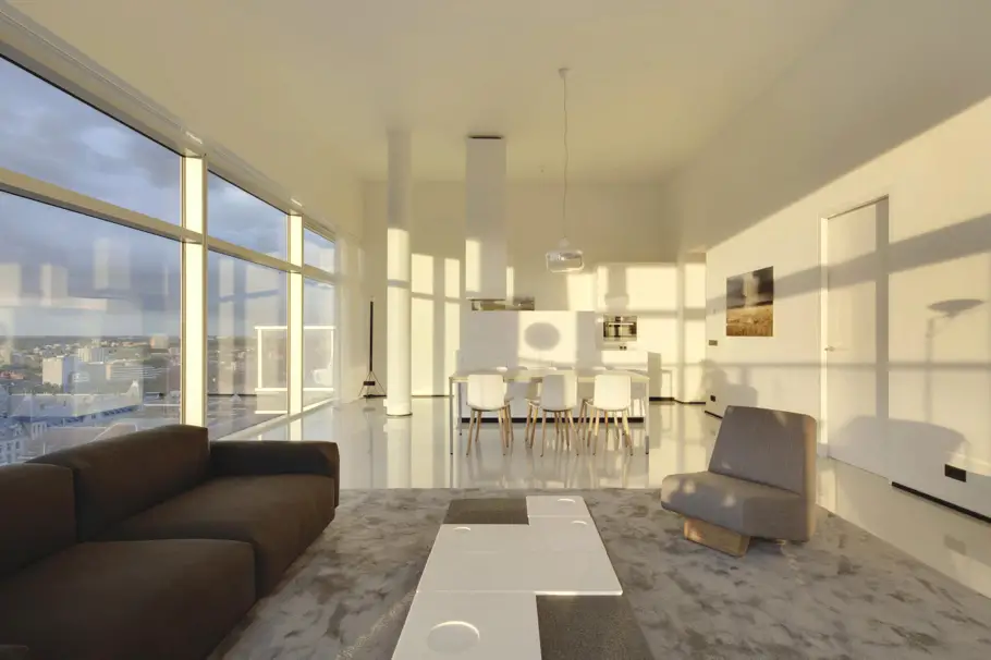 High-rise living at Rotterdam's B' Tower, The Netherlands